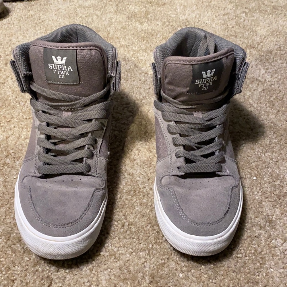 Grey Supra Men’s Shoes